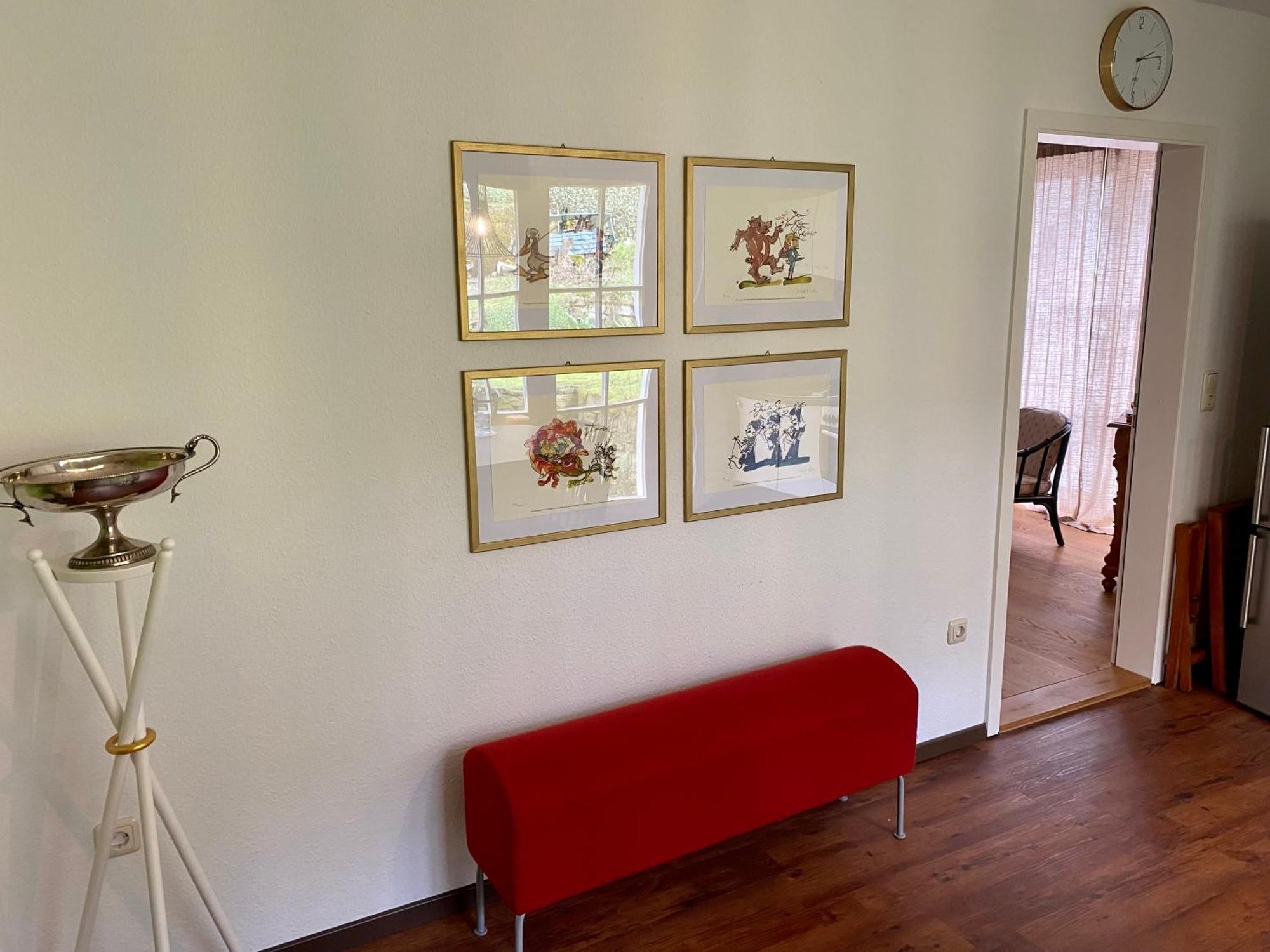 Eine Gemuetliche Ferienwohnung Mit Garten Bad Karlshafen Exterior photo
